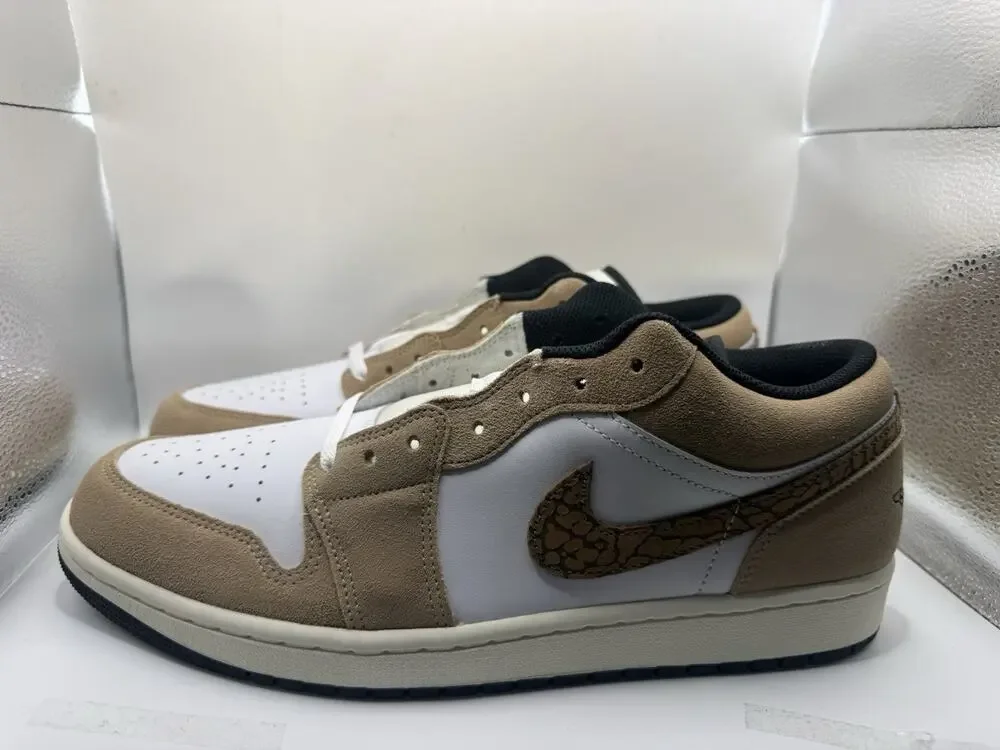 Nike Air Jordan 1 SE Low Brown Elephant DZ4130-201 Men’s Size 13 New In Box